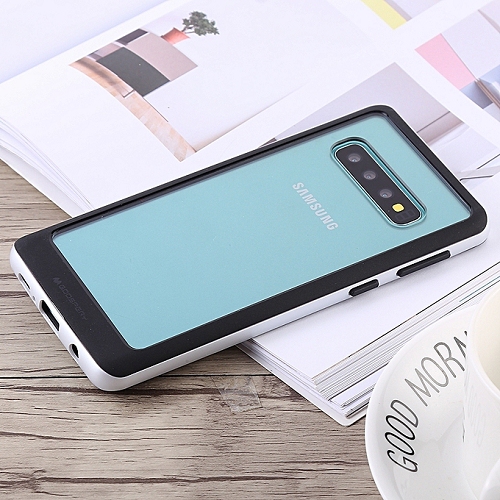 Samsung S10 Plus Goospery Bumper X Case, Silver