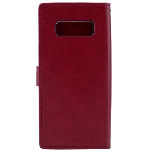 étui agenda goospery bluemoon pour Samsung S10e, bordeaux