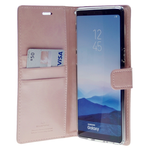 Samsung S10e – Étui pour journal BluecoMoon, rose doré