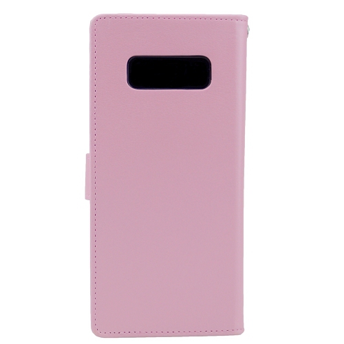 étui agenda riche goospery pour Samsung S10e, rose clair