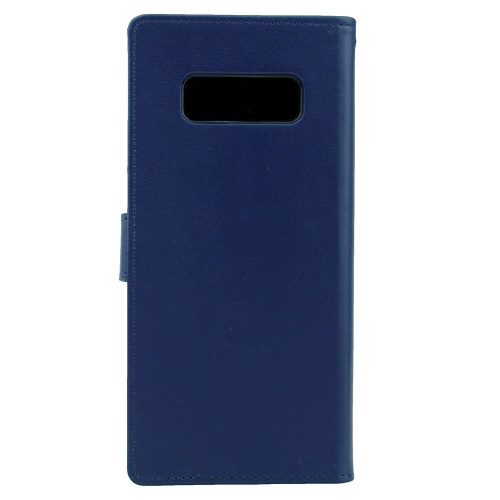 étui agenda riche goospery pour Samsung S10e, bleu marin