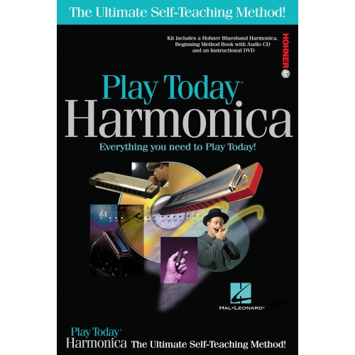 HAL LEONARD USA  Play Harmonica Today Complete Kit Includes Everything You Need to Play Today