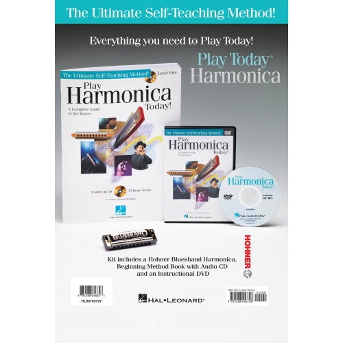 PLAY HARMONICA TODAY! COMPLETE KIT Includes Everything You Need to Play Today!