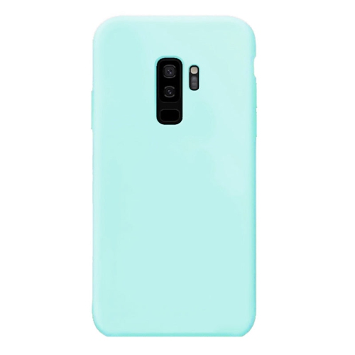 PANDACO Soft Shell Matte Mint Blue Case for Samsung Galaxy S9+