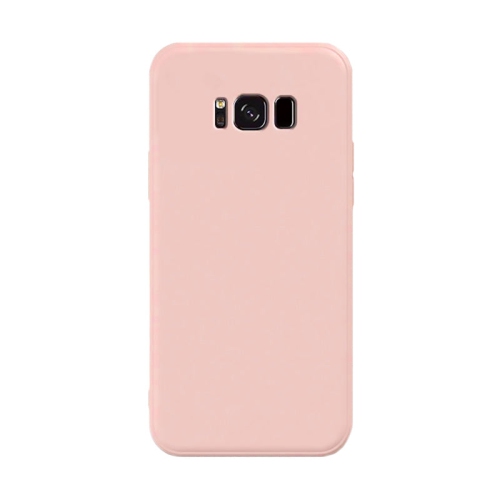 PANDACO Soft Shell Matte Pink Case for Samsung Galaxy S8+