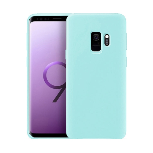 PANDACO Soft Shell Matte Mint Blue Case for Samsung Galaxy S9