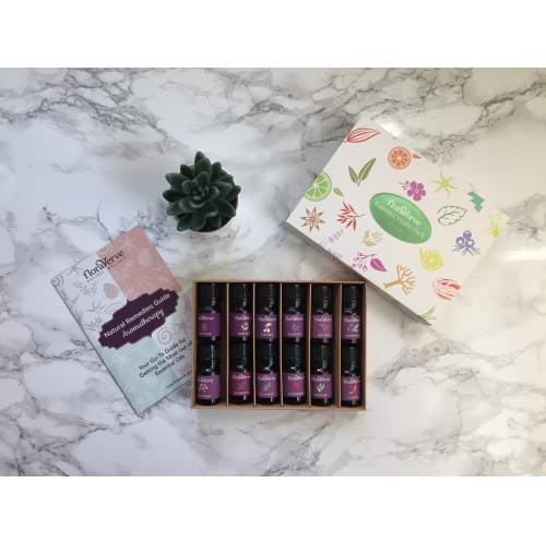 Floraverve Essential VITALITY Pack, Natural & 100% Pure Aromatherapy Essential Oils Starter Kit 12 X 5mL