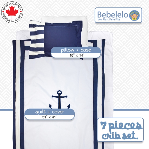 Bebelelo - Bedding Set - 7 Pieces - The Anchor of Marine