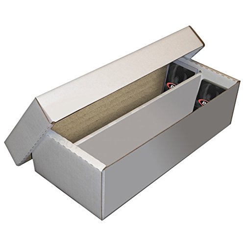 2 Row Storage Box 1600 Ct Corrugated Cardboard Storage Box