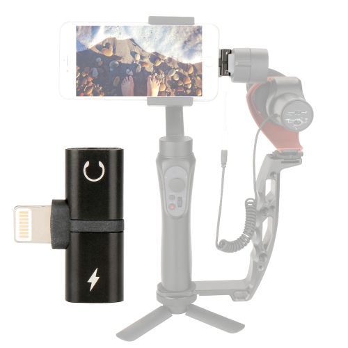 SenseiPhoto 2 in 1 Double iPhone Adapter Headphone Lightning Converter iPhone 12 11 XR XS X 8 7 PLUS Splitter Dual Audio Cable Charge