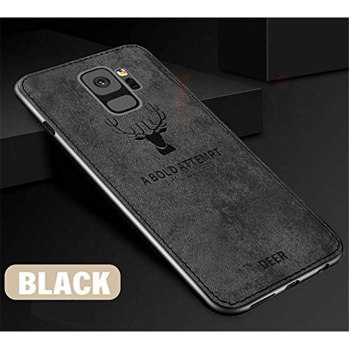 Deer Cloth Silicone Protective Back Cover Case for Samsung Galaxy S9