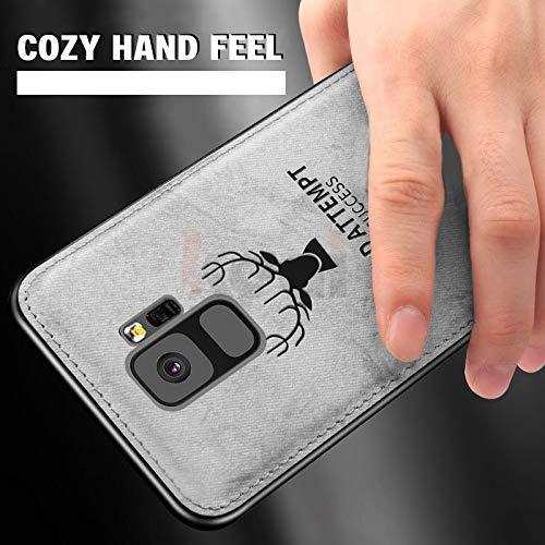 Deer Cloth Silicone Protective Back Cover Case for Samsung Galaxy S9