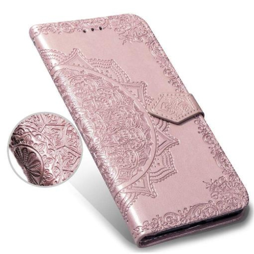 Luxury Embossed Mandala Floral Pattern Premium PU Leather Flip Wallet Case SKYXD Luxury 3D for iPhone XS MAX