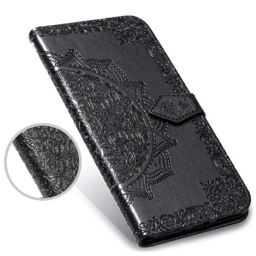 Luxury Embossed Mandala Floral Pattern Premium PU Leather Flip Wallet Case SKYXD Luxury 3D for iPhone 7/8