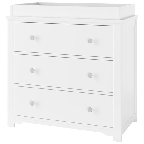 Harmony 3-Drawer Dresser - Matte White