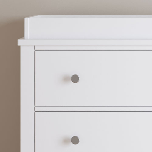 Harmony 3-Drawer Dresser - Matte White