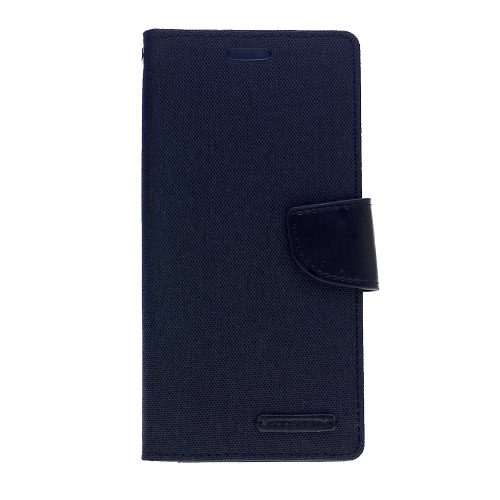 GOOSPERY  Lg G8 Thinq Canvas Diary Case In Black