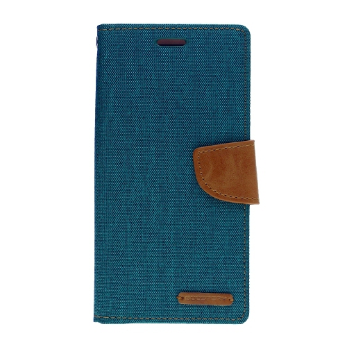 GOOSPERY  Lg G8 Thinq Canvas Diary Case In Green