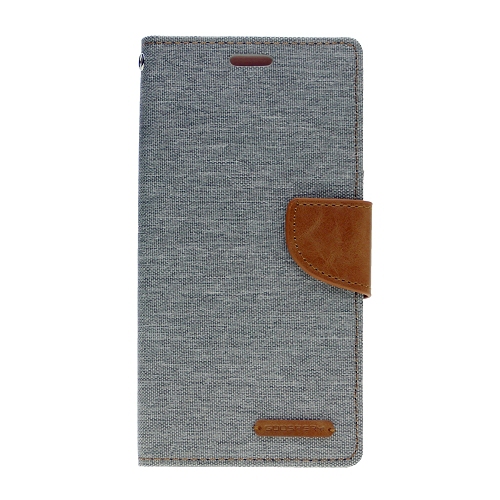 GOOSPERY  Lg G8 Thinq Canvas Diary Case In Gray