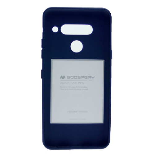 LG G8 ThinQ Goospery Soft Feeling Case, Navy Blue