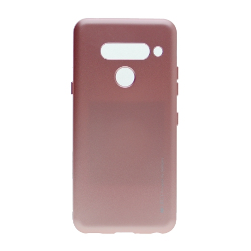 GOOSPERY  Lg G8 Thinq Ijelly Metal Case, Rose In Gold