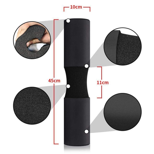 Coussin anti-absurdes avec sangles pour le cou et les épaules de Stanz, noir