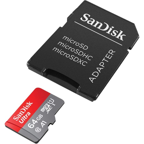 SanDisk Ultra 64GB microSDXC UHS-I card with Adapter