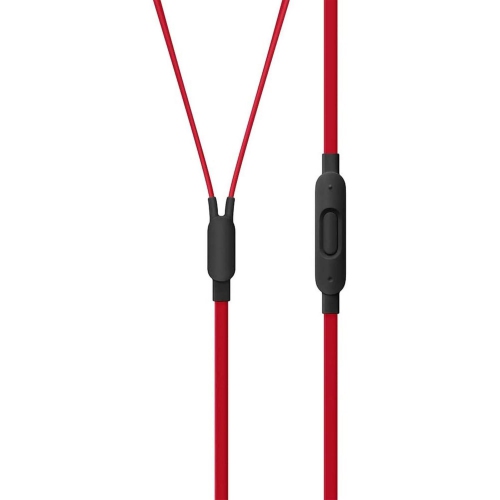 Refurbished - Beats by Dr. Dre urBeats3 In-Ear Sound Isolating Headphones - Defiant Black/Red