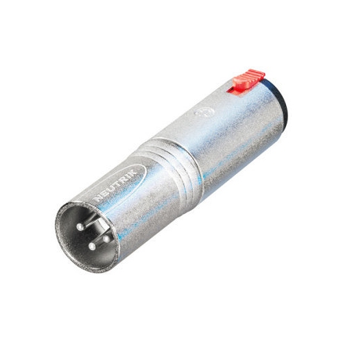 Neutrik NA3MJ Circular Adapter - 3-Pole XLR Male to 1/4 Female