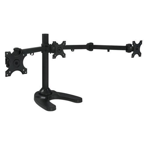 MOUNT-IT! Mount-It Triple Monitor Stand Freestanding Lcd Computer Screen Desk Mount for 19"- 24" Monitors Vesa 75 & 100, Full Motion Love it, I have 3 22' monitors on it and works great