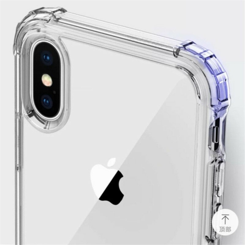 Bumper Case Clear Soft TPU Transparent Cover For iPhone X / XS