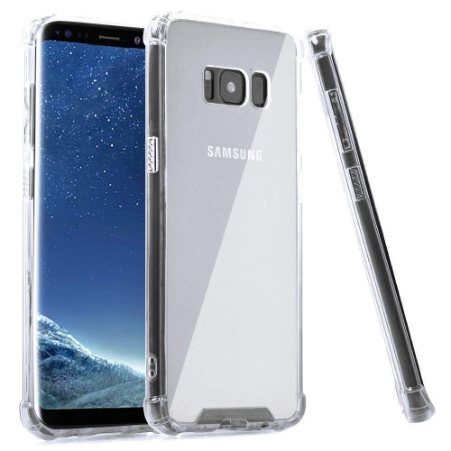 Bumper Case Clear Soft TPU Transparent Cover For Samsung Galaxy S8 Plus