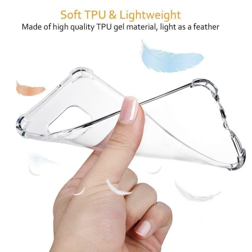 Bumper Case Clear Soft TPU Transparent Cover For Samsung Galaxy S8 Plus