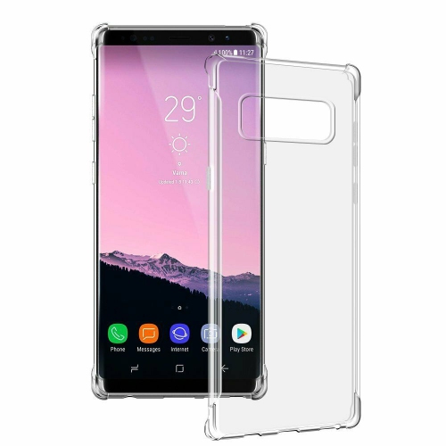 Étui pare-chocs en TPUR souple transparent pour Galaxy Note 8 de Samsung