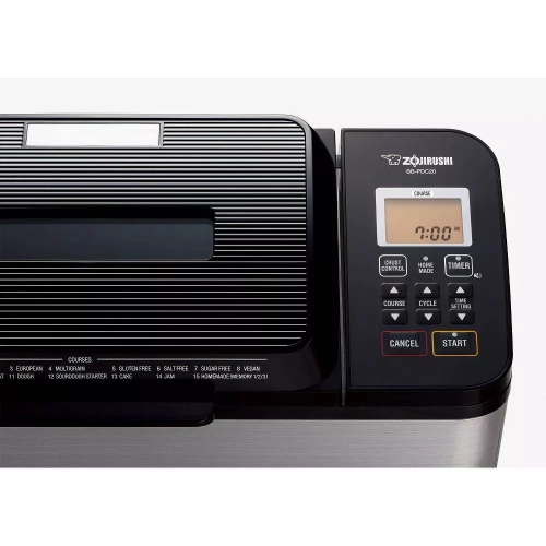 Zojirushi Home Bakery Virtuoso Plus Breadmaker - acier inoxydable