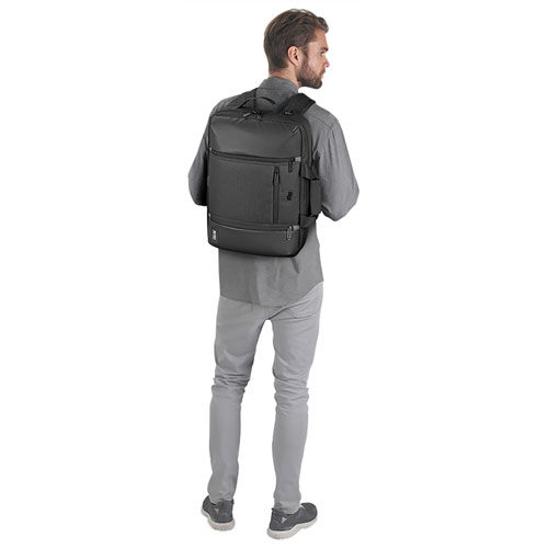 Sac à dos/mallette hybride Gravity de Solo pour portable de 15,6 po - Noir