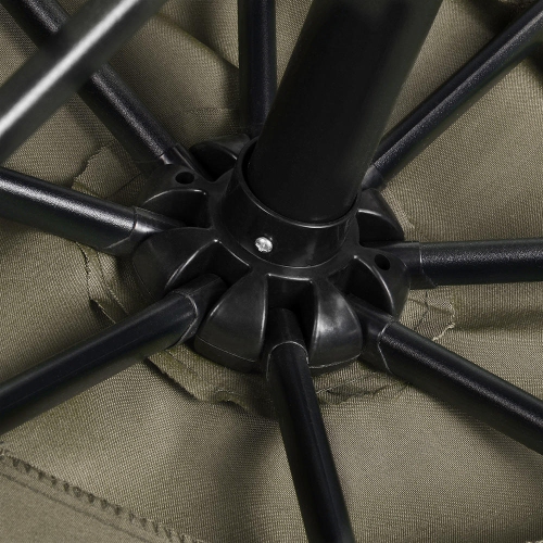 9 Ft Patio Umbrella with Tilt and Crank, Centred Umbrellas Outdoor Market Parasol Sun Shelter Table Umbrella with 8 Sturdy Ribs