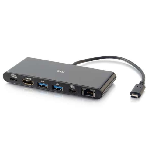 CABLES TO GO  C2G USB C Portable Laptop Dock - HDMI, Ethernet, USB-A, USB-C - 4K 30Hz (28845) Tested the device today with my Samsung galaxy phone with an HDMI Display and it worked great and then
