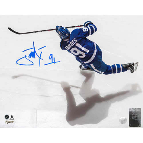 Frameworth Toronto Maple Leafs: John Tavares Overhead Signed Photograph