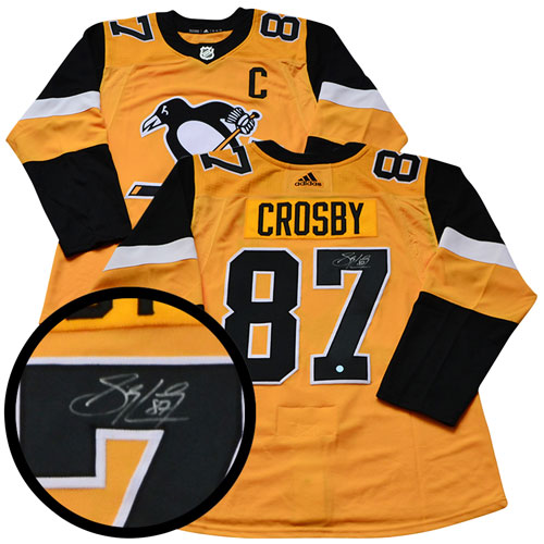 signed sidney crosby jersey