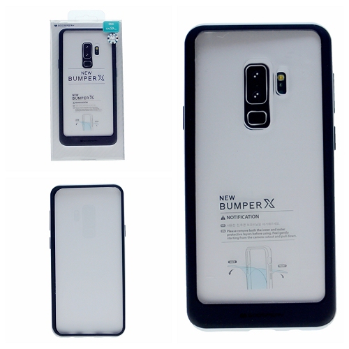 étui pare-choc x pare-chocs goospery x Samsung S9 Plus, argent