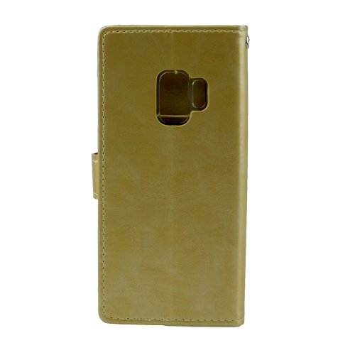 Galaxy S9 Goospery BlueMoon Diary,Gold