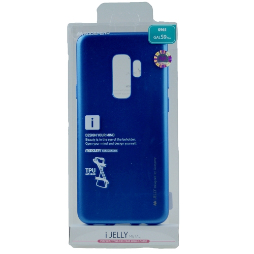 Galaxy S9 Goospery iJelly Metal Case,Blue
