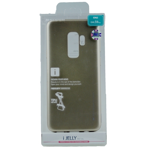 Galaxy S9 Goospery iJelly Metal Case,Gold