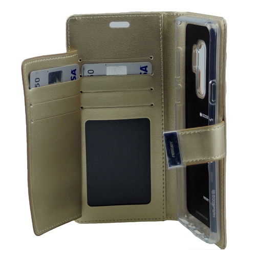 Galaxy S9 Goospery Rich Diary Flip,Gold