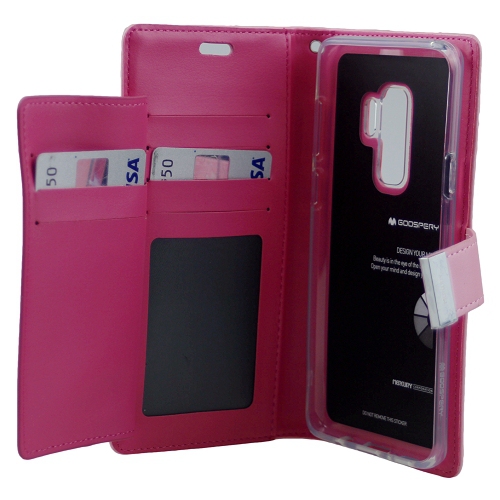 Galaxy S9 Goospery Rich Diary Flip,Hot Pink
