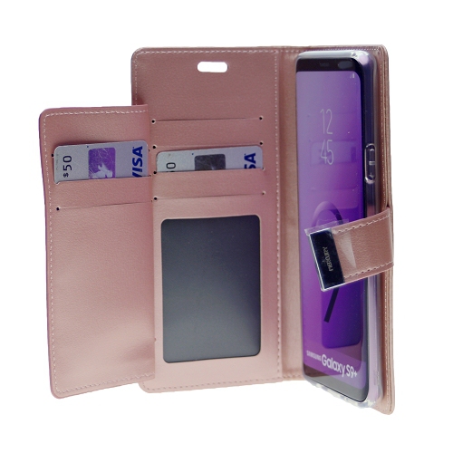 Samsung S9 Goospery Rich Diary Case, Rose Gold