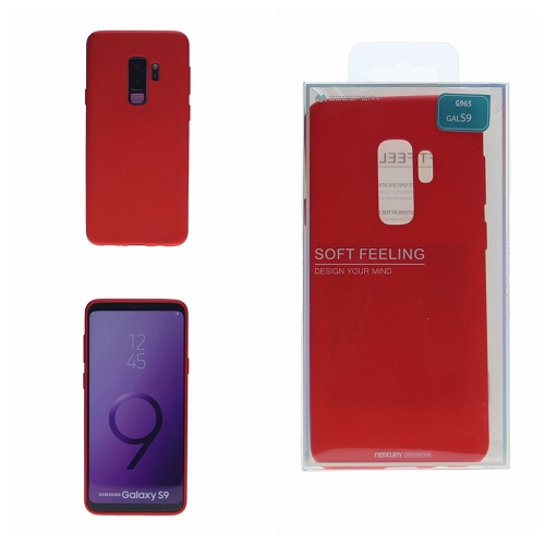 Samsung S9 Goospery Soft Feeling Case, Red