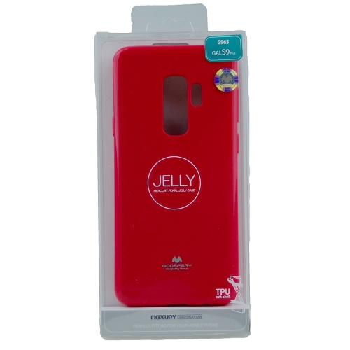 Galaxy S9 Goospery Jelly Case,Hot Pink