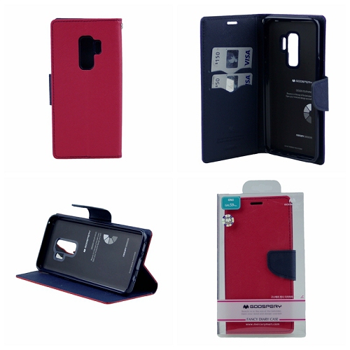 Galaxy S9 Goospery Fancy Diary Flip,Hot Pink